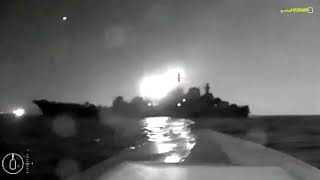 Видео с "дрона" атаки на БДК "Оленегорский горняк"#украина #война #россия