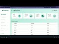 Admin Dash-board with html -- css -- javascript with the source code.