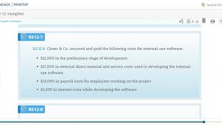 RE12-7 Internal Use Software Costs