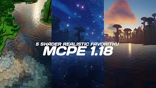 5 SHADER REALSITIC FAVORITKU YANG ADA DI MINECRAFT PE ! Kelaaaaas java dahh pokoknya...😳