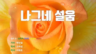 [은성반주기] 나그네설움 - 백년설