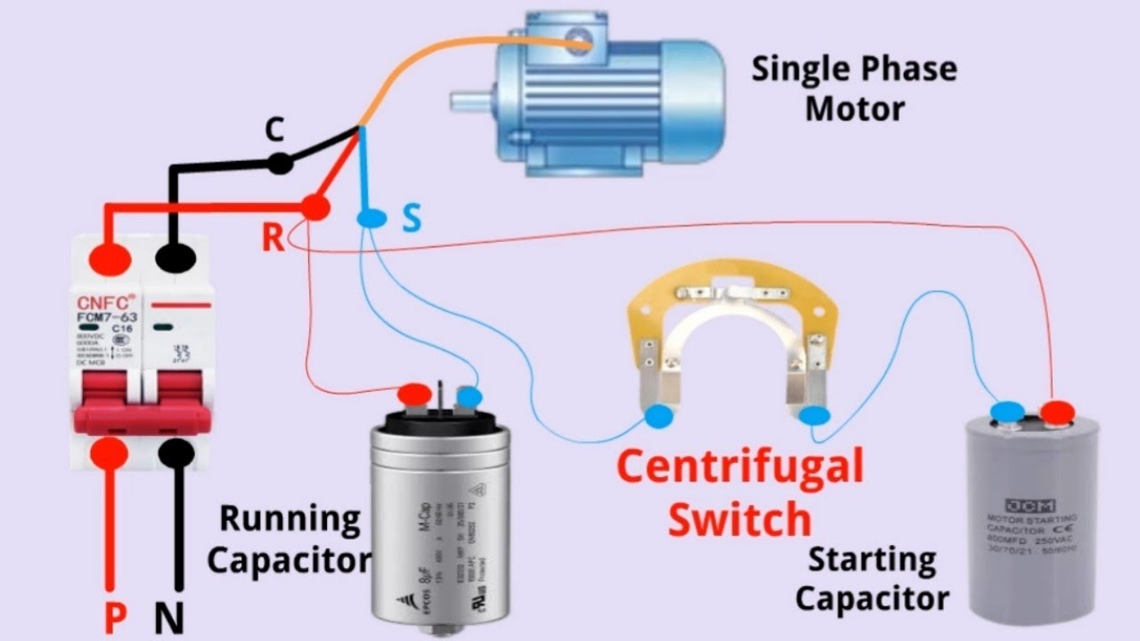 Ac Capacitor Wiring Diagram And Connection Procedure 43 Off