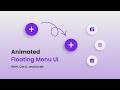 Animated Floating Action Menu Using Html Css and JavaScript | Crown Coder