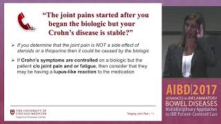 Joint pains: Are they IBD or arthritis related?
