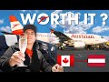 AUSTRIAN AIRLINES BUSINESS CLASS | Vienna - Montreal | Boeing 767