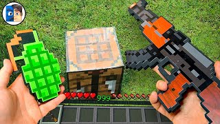 Minecraft in Real Life POV 創世神第一人稱真人版 Realistic Minecraft RTX Texture Pack minecraft en la vida real