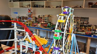 Lego City Update 18 - Fairground with Roller Coaster, Ferris Wheel, Carousel and Haunted House!