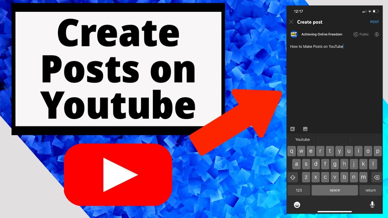 How To Create A Post On Youtube How To Create A Post On Youtube