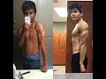 Epic 1 Year and a half Ectomorph  Transformation - Before and after (From Skinny to Muscular)