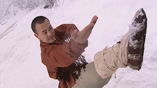 A young monk trapped in snowy mountains self-studies scriptures, mastering unmatched martial skills.