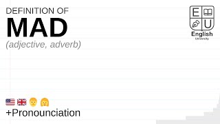 MAD meaning, definition \u0026 pronunciation | What is MAD? | How to say MAD