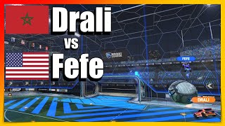 Drali vs Fefe | Morocco vs United States | Ranked Rocket League 1v1 Gameplay