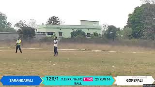 Live🔴Final🏆Sarandapali Vs Gopepali🏏@N.jampali