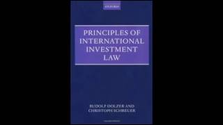 Principles of International Investment Law Foundations of Public International Law