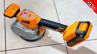 INGCO CTVLI20101 Features and Performance of the Cordless Tile Vibration Machine @diyertools