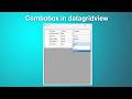 How to add a combobox in datagridview using VB.NET