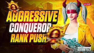 Conqueror Solo Rank Push Live BGMI  | Day-2 | Conqueror Tips & Tricks | @KaalPlaysLive