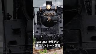 4Kshorts C58-363 後藤デフ！SLパレオ 樋口ストレート正面　[Chichibu-Railway Steam locomotive Class C58 \