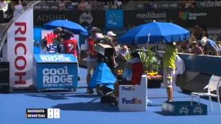 Marcos Baghdatis v Julien Benneteau - Men's Singles Semi Final: Sydney International 2012