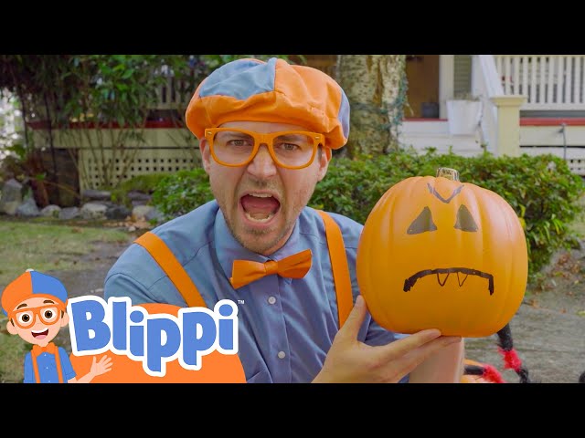 Blippi Decorates A Spooky Halloween House! | Fun Halloween Videos For ...