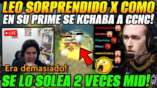 😲Leo soleandose 2 veces a CCNC en mid!😲En su prime era demasiado REACCIÓN