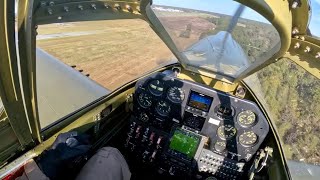 Flying a WWII P-40 Warhawk COCKPIT VIEW IN 360!