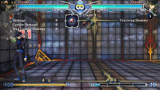 BBCF2 Hazama taunt combo