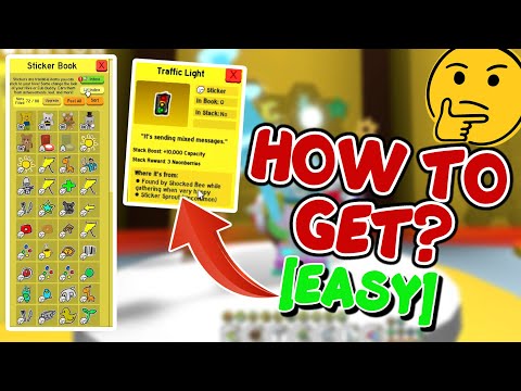 How to get the traffic light sticker in Bee Swarm Simulator