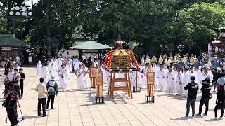 手締め 成田祇園祭初日にて　2024年7月5日