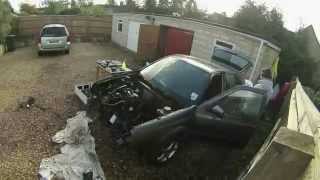Golf Mk3 engine removal timelapse