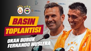 🔴 Teknik Direktörümüz Okan Buruk ile Fernando Muslera'nın Fenerbahçe maçı öncesi basın toplantısı