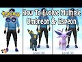 How To Evolve MULTIPLE Umbreon AND Espeon In Pokémon GO! (Without Name Trick)