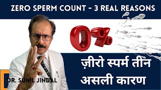 zero sperm count 3 real reason|जीरो स्पर्म 3 असली कारण|Dr. Sunil Jindal| Jindal hospital