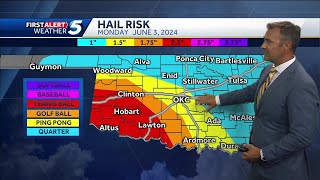 Tracking storm risk as severe weather possibility looms Monday