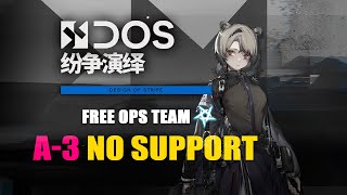 [Arknights-CN] Design of Strife A-3 No Support, Free Ops Team, New CC Again?