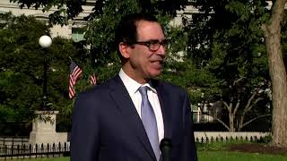 Deal would fund U.S. government to early December, says Mnuchin