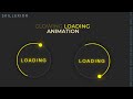 How to Code a Glowing Loader Ring Animation By using Pure CSS || Web Development || Skillerior