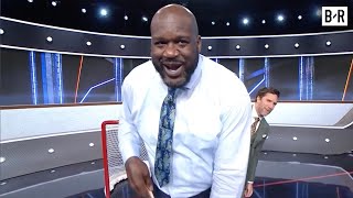 Shaq Crashes the NHL on TNT Set 😂