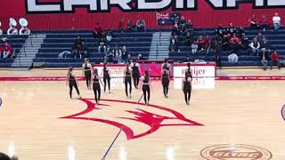 SVSU dance team basketball 2019