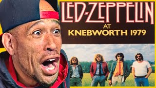 Rapper FIRST time REACTION to Led Zeppelin - Rock And Roll (Live at Knebworth 1979)