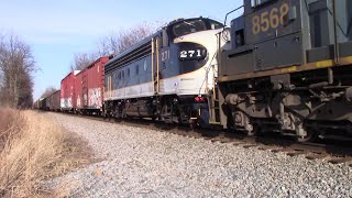 ACWR F9A ex NS 271 AND CSX SD50-3 8568 Trail on NS 13R from Enola PA to Linwood Yard Spencer NC