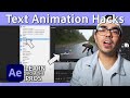 How to use 3D Camera Tracking for Text Animation | After Effects Tutorial with C.M de la Vega