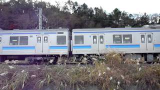 Train leave to remain in the field at the time the earthquake.震災発生当時のまま現場に残る仙石線の電車