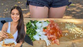 HOW TO MAKE TACOS GOBERNADOR!(shrimp tacos)