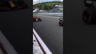 #f1 Insane speed 😳🥶 || first lap action of spa 2020 , w11 leading the pack