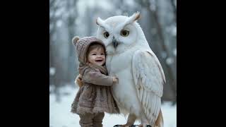 The #1 Thing You Never Knew About the White Owl Girl! #shorts #owl #cute