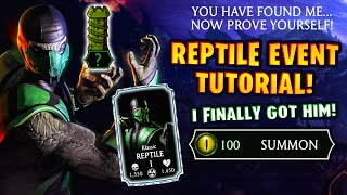 Klassic Reptile Event Guide in MK Mobile. Getting Reptile and Everything You Need to Know!