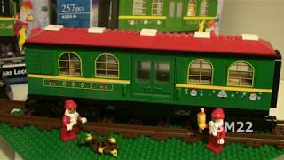 Enlighten Brick Happy Christmas Locomotive and Passenger Car Brick Train Toy Review