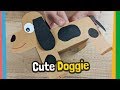 How to make paper Dog - easy craft for kids