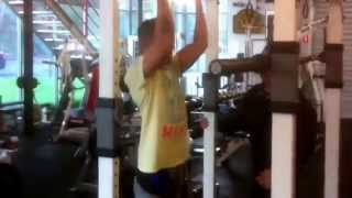 45kg weighted chin-up 4 reps